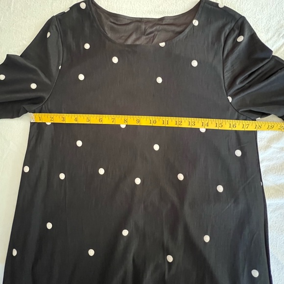 NWOT Black and White Short Sleeve Dress *NEVER WORN* - Picture 4 of 7